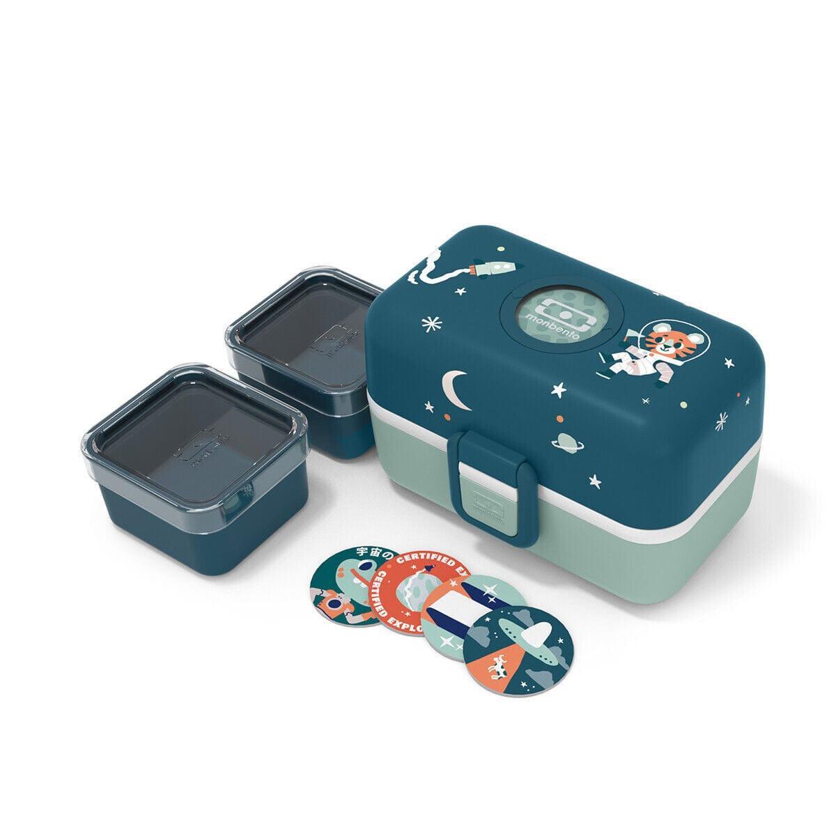 Monbento Tresor Graphic Kids's Bento Box - Cosmic Blue Cosmic Blue - '5715235007391 Toy Chest Australia 4