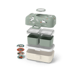 Monbento Tresor Graphic Kids's Bento Box - Green Raccoon Green Raccoon - '5715235019455 Toy Chest Australia 4