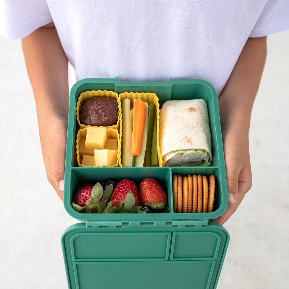 MONTII.CO Little Lunch Box Co | Bento Three - Apple - '9355645001976 Toy Chest Australia 3