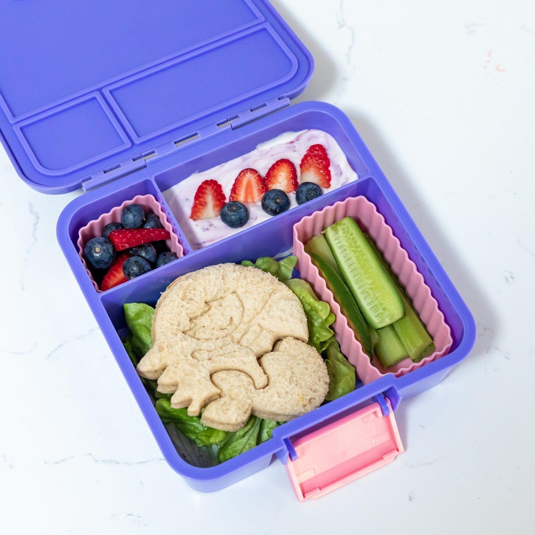 MONTII.CO Little Lunch Box Co | Bento Three - Grape - '9355645002225 Toy Chest Australia 4