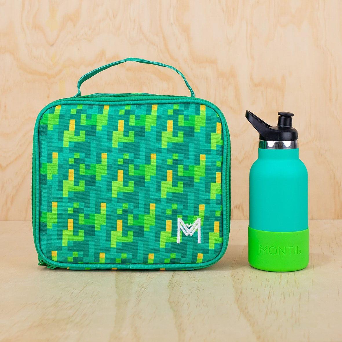 MONTII.CO Medium Insulated Lunch Bag - Pixels - '0725330909594 Toy Chest Australia 1
