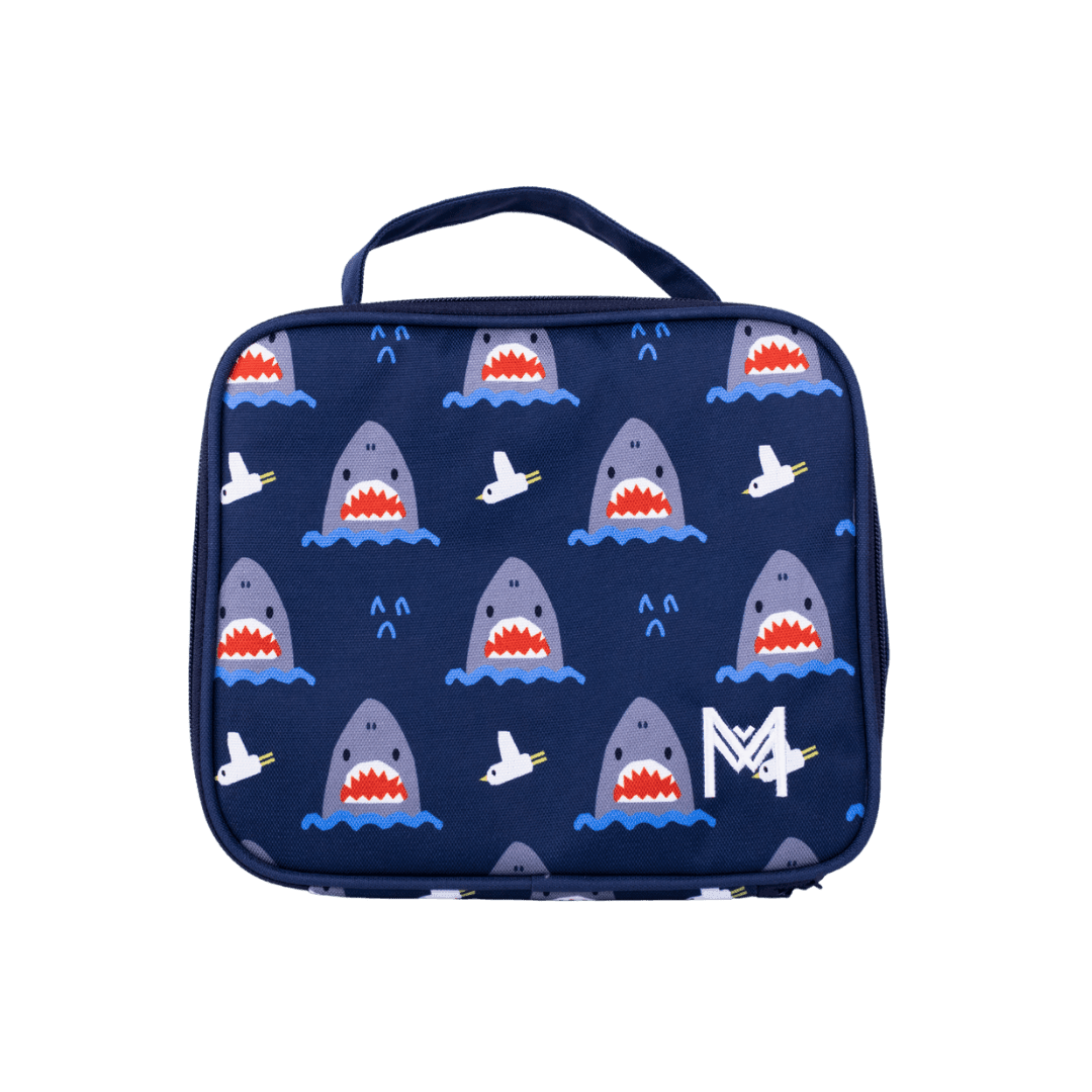 MONTII.CO Medium Insulated Lunch Bag - Sharks - '0725330908467 Toy Chest Australia 7