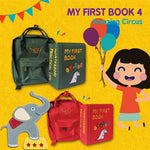 My First Book 4 | Circus | Busy Book Bright red - '9356877170386 Toy Chest Australia 1