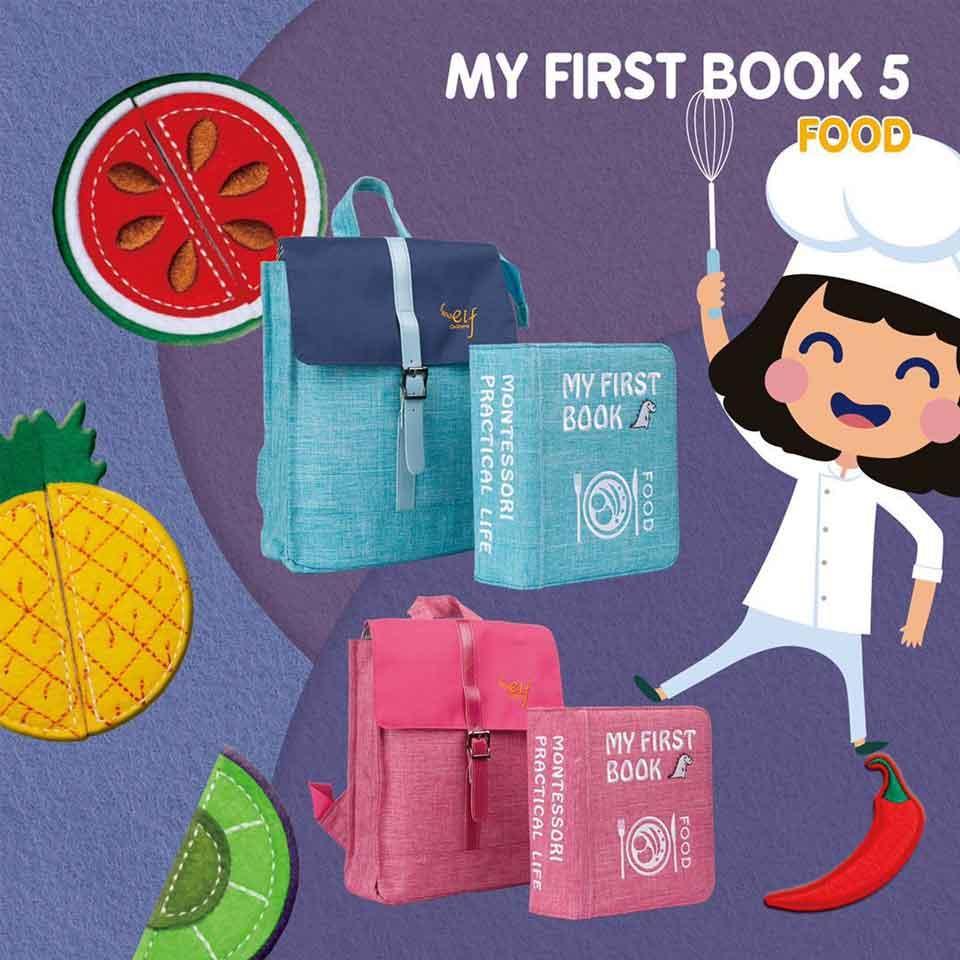 My First Book 5| Food | Montessori Inspired Busy Book - '9356877137303 Toy Chest Australia 8