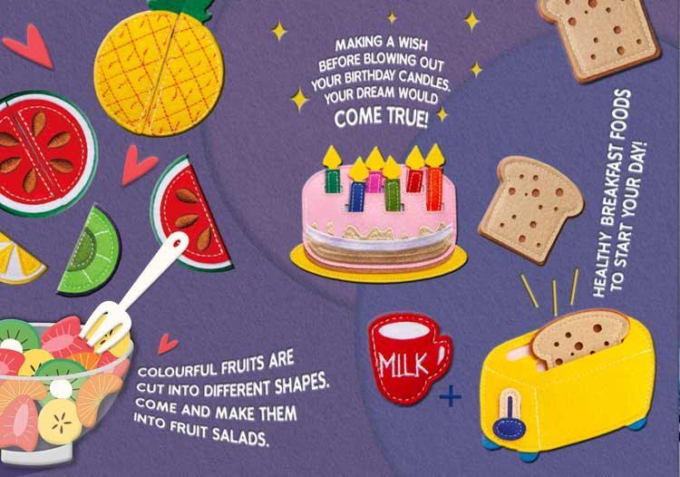My First Book 5| Food | Montessori Inspired Busy Book - '9356877137297 Toy Chest Australia 4