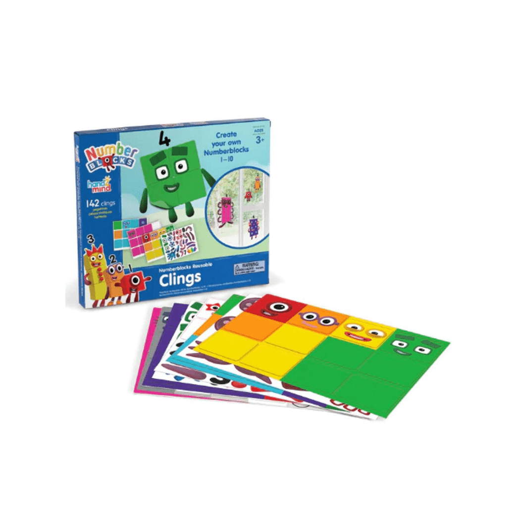Number Blocks Reusable clings - '0848850115105 Toy Chest Australia 5