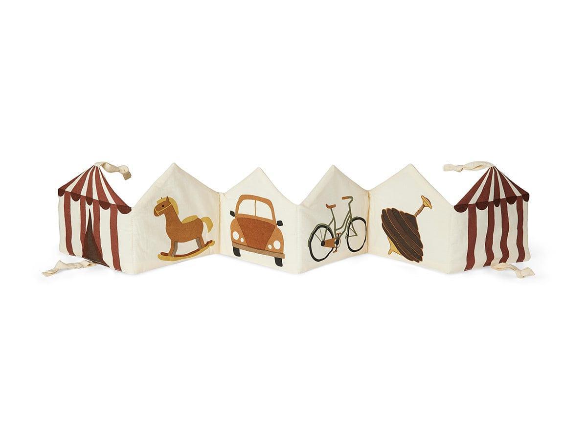 Nuuroo Kit Organic Fabric Book Creme Circus - '0671374628048 Toy Chest Australia 5