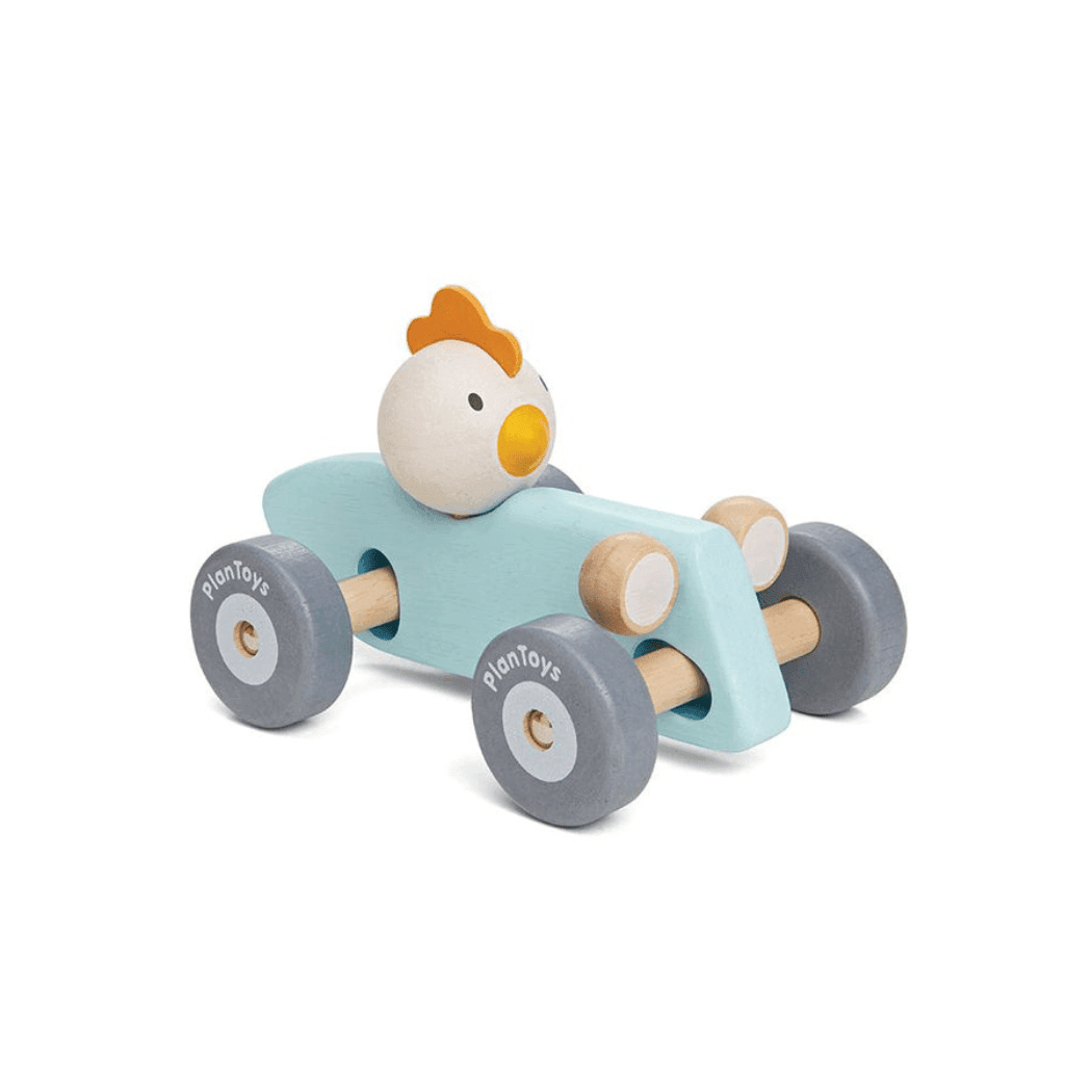 Plan Toys Chicken Racing Car - '8854740057167 Toy Chest Australia 1