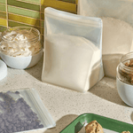 Porter Reusable Silicone Bag Stand Up 1.5l - Cream - '0850014034658 Toy Chest Australia 2
