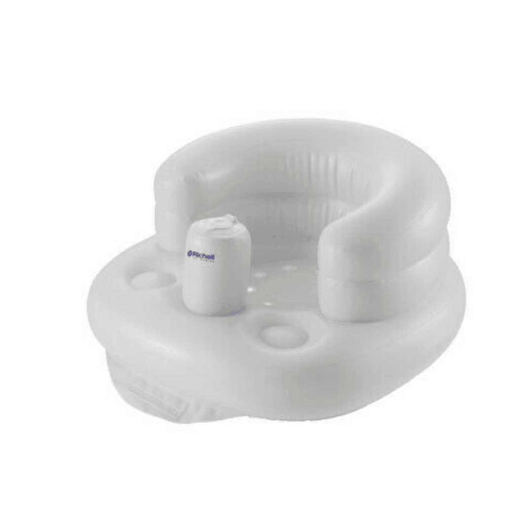 Richell Inflatable Soft Baby Chair Purple Grey - '4945680200011 Toy Chest Australia 5