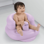 Richell Inflatable Soft Baby Chair Purple Grey - '4945680200011 Toy Chest Australia 2