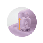 Richell Inflatable Soft Baby Chair Purple Grey - '4945680200011 Toy Chest Australia 3