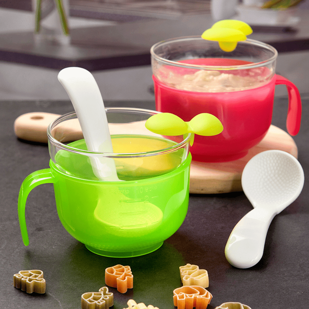 Richell Porridge Maker E, For Use with Rice Cookers Pink - '6951929607938 Toy Chest Australia 5