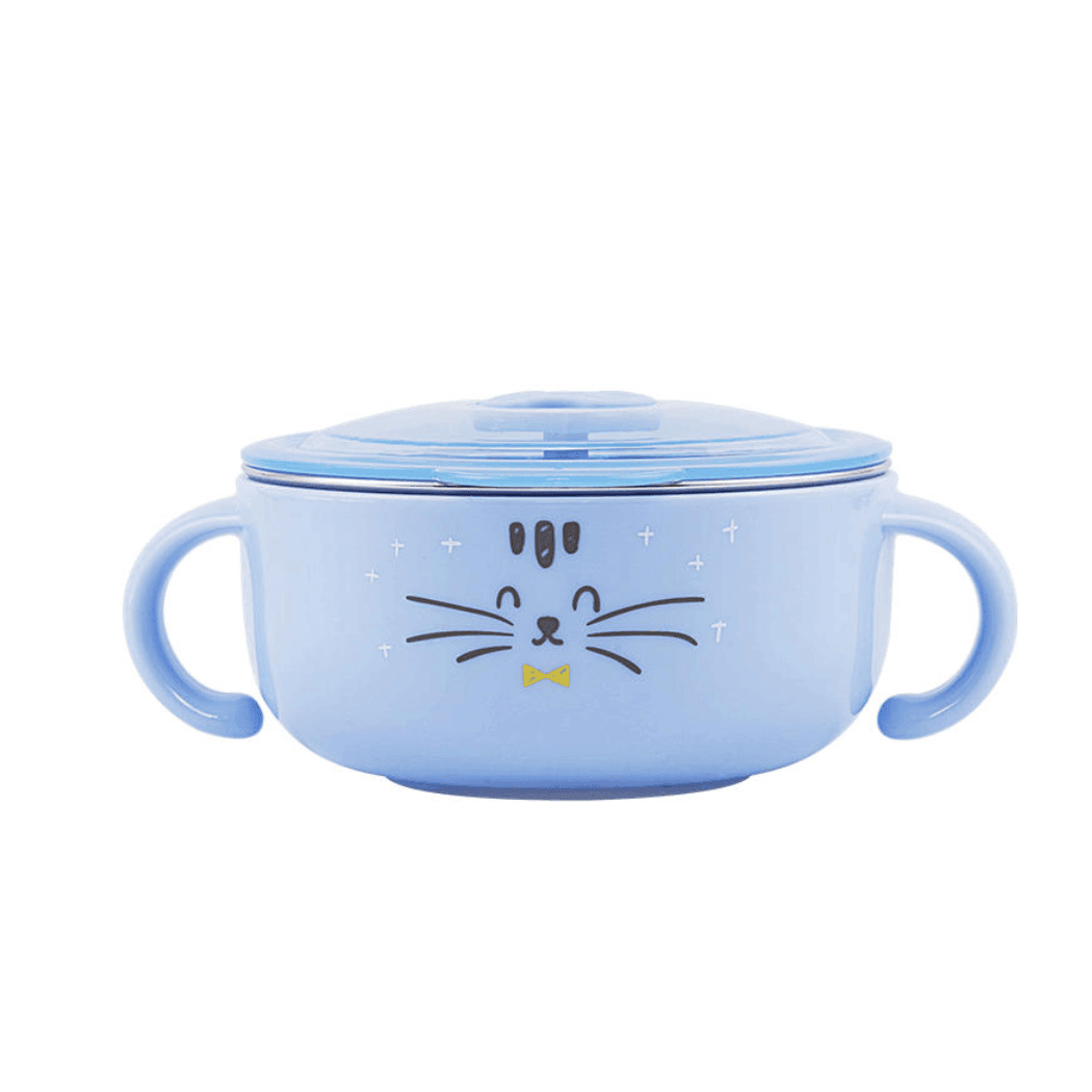 Richell Stainless Steel Bowl 370ml Blue - '0059318116798 Toy Chest Australia 5