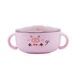 Richell Stainless Steel Bowl 370ml Pink - '0059318113216 Toy Chest Australia 5