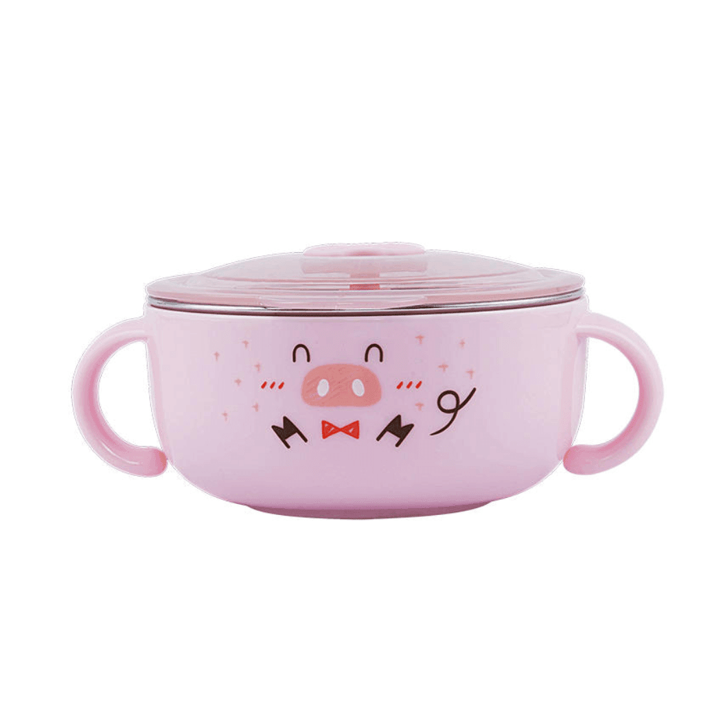 Richell Stainless Steel Bowl 370ml Pink - '0059318113216 Toy Chest Australia 5