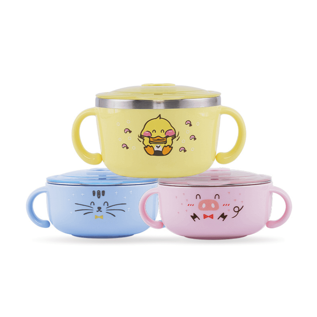 Richell Stainless Steel Bowl 370ml Pink - '0059318113216 Toy Chest Australia 4