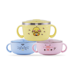 Richell Stainless Steel Bowl 480ml Pink - '5712643025481 Toy Chest Australia 4