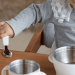 RICHELL TLI Stainless steel Feeding Set White - '0671374541675 Toy Chest Australia 6