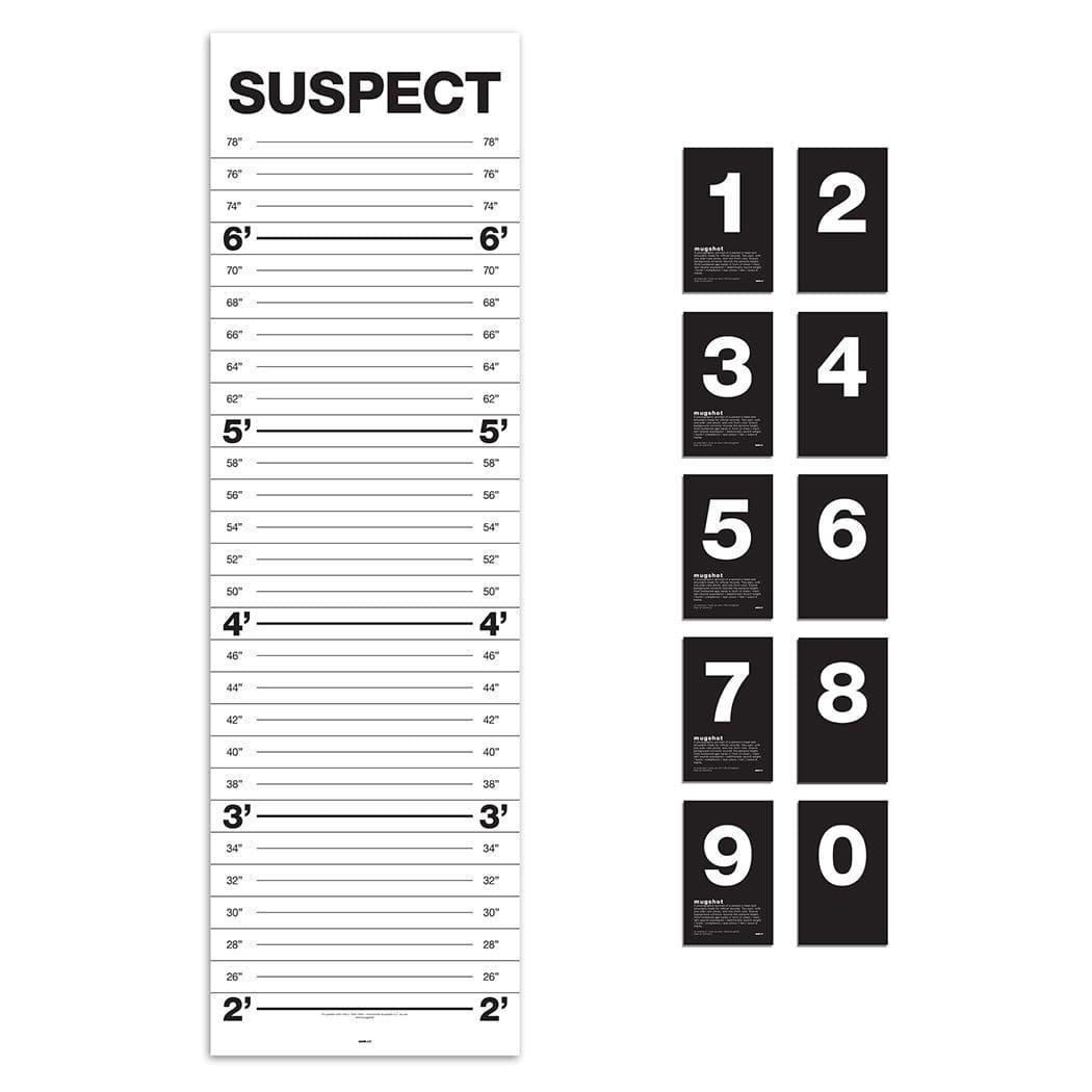 Suck UK Mugshot Height Chart - '5060576590706 Toy Chest Australia 7