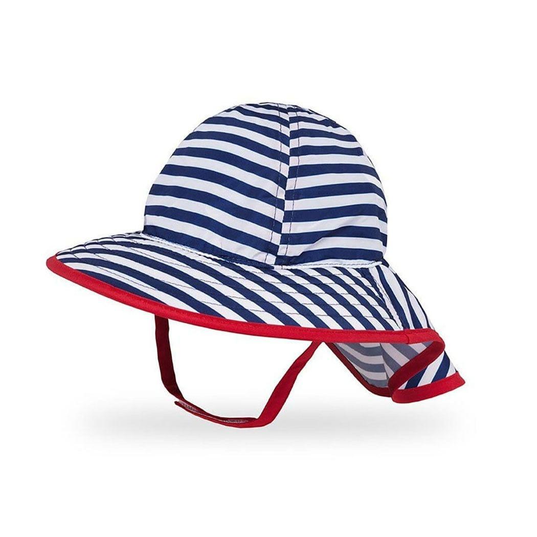 Sunday Afternoon Infant Sun Sprout Hat UPF50+ | Navy/White Stripe Baby (6 - 12mth) - '9348658020072 Toy Chest Australia 2