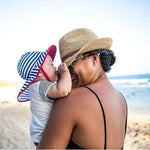 Sunday Afternoon Infant Sun Sprout Hat UPF50+ | Vivid Magenta Baby (6 - 12mth) - '3701210427782 Toy Chest Australia 2