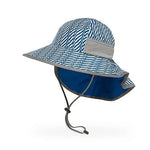 Sunday Afternoon Kids Play Hat UPF50+ | Blue Electric Stripe Small (6 - 24mth) - '0810066500570 Toy Chest Australia 2