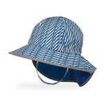 Sunday Afternoon Kids Play Hat UPF50+ | Blue Electric Stripe Medium (2 - 5yrs) - '0818865026246 Toy Chest Australia 2