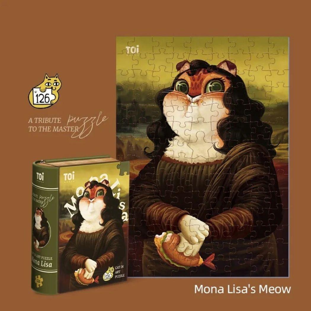 TOI Cat in Art Puzzle - Mona Lisa - '6970794753090 Toy Chest Australia 1