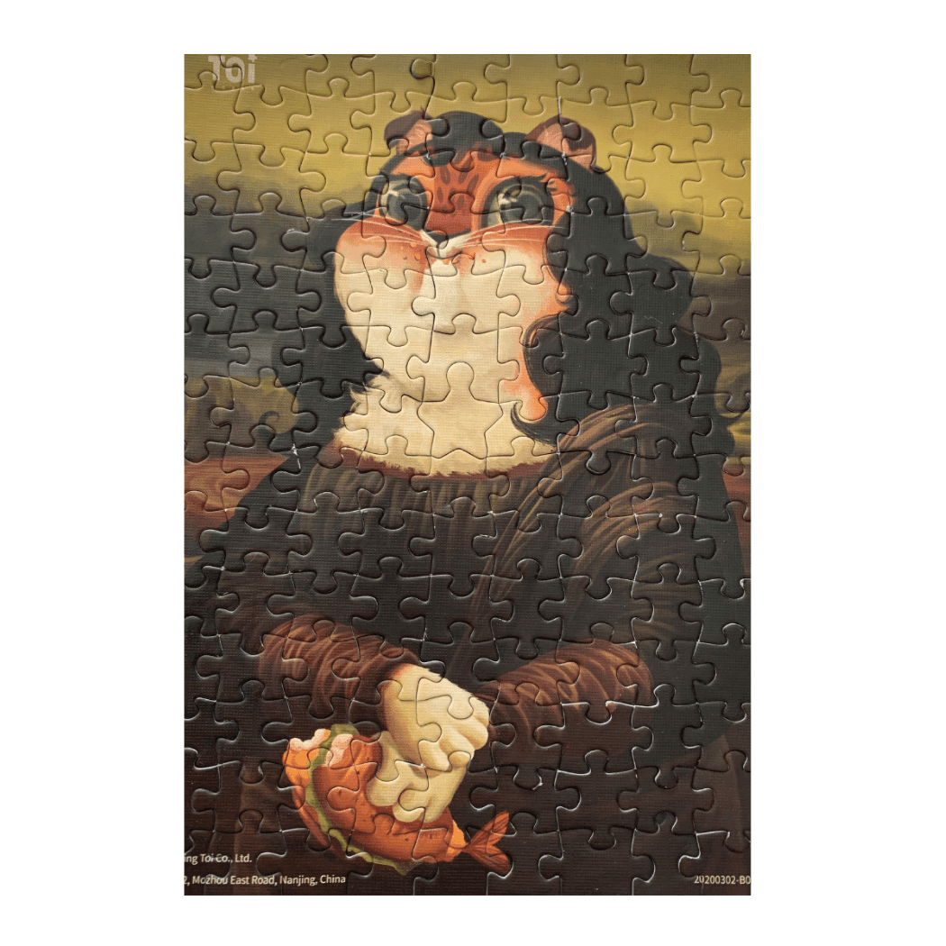 TOI Cat in Art Puzzle - Mona Lisa - '6970794753090 Toy Chest Australia 2
