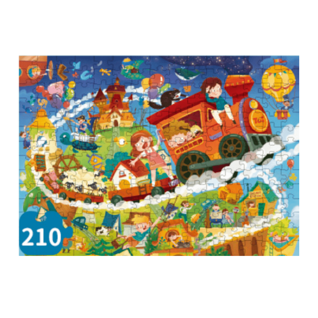 TOI Leveled Puzzle Step 8 Townlet - '6973434120672 Toy Chest Australia 1