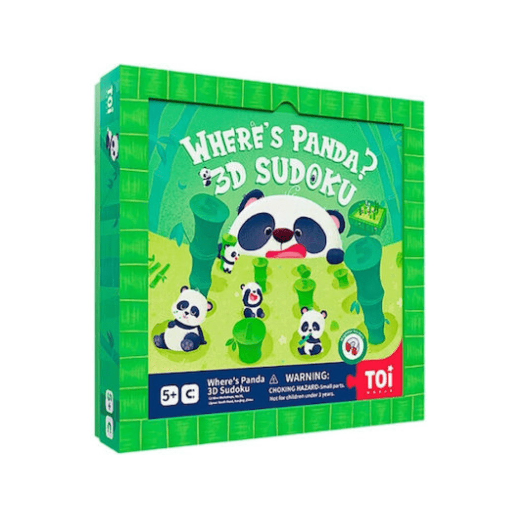 TOI Wheres Panda 3D Sudoku - '6973434125110 Toy Chest Australia 3