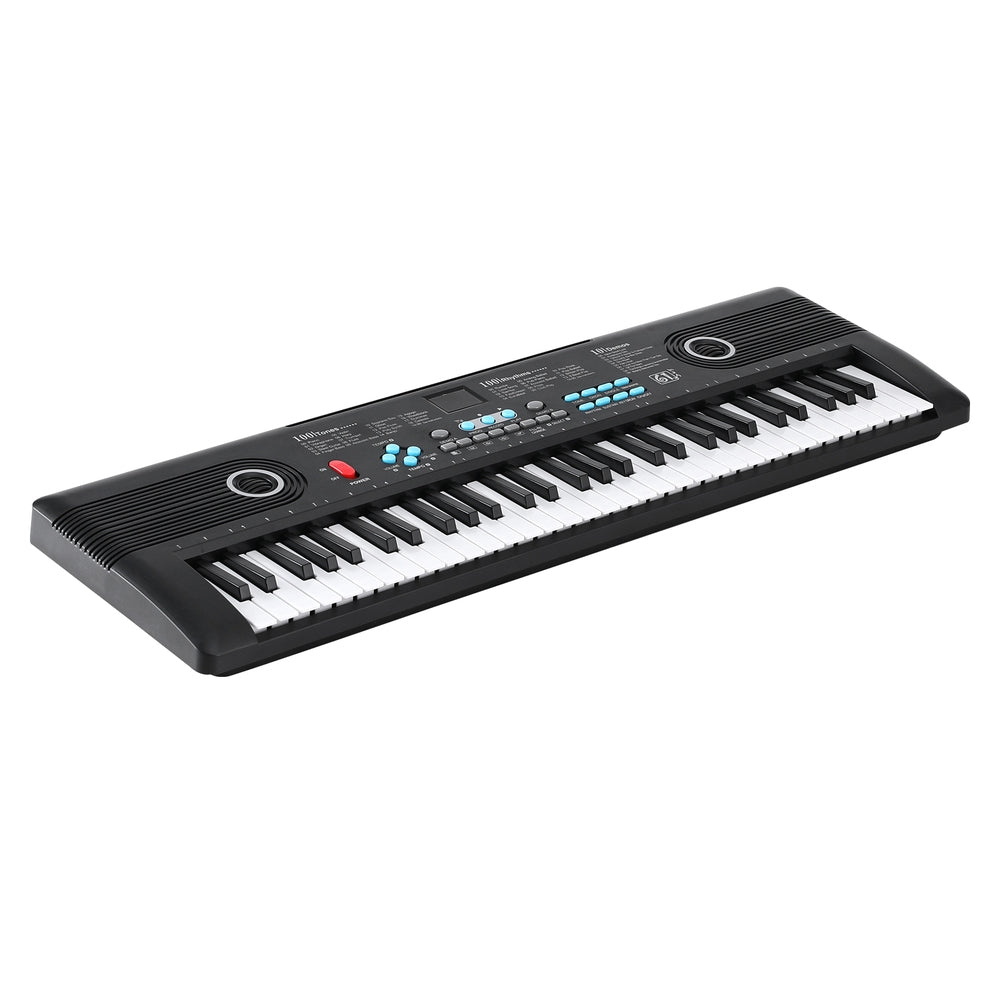 Alpha 61 - Key Digital Piano Keyboard Electric Kids Gift Black