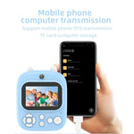 32g Instant Camera with 2.4 Display & Card Reader for Kids - 1200w Blue - 32G + Card Reader Pink