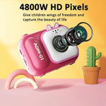 48Mp Dual Lens Kids Digital Camera With 2.4 Ips Screen And 32Gb Tf Card - Blue Fox - With 32G Tf Card Blue Fox