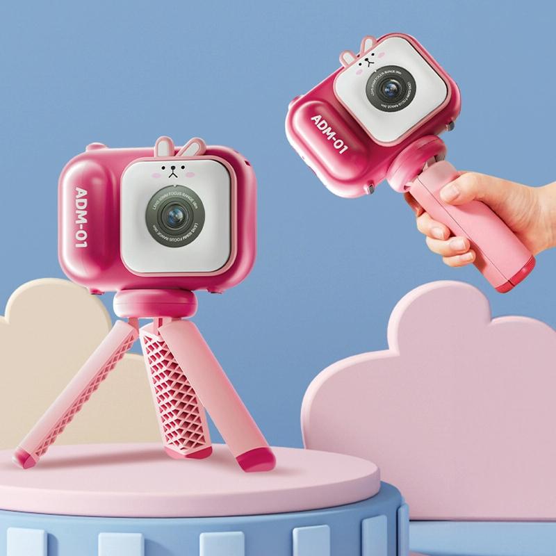 48Mp Dual Lens Kids Digital Camera With 2.4 Ips Screen And 32Gb Tf Card - Blue Fox - With 64G Tf Card Blue Fox