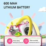 48Mp Dual Lens Kids Digital Camera With 2.4 Ips Screen And 32Gb Tf Card - Blue Fox - With 64G Tf Card Blue Fox