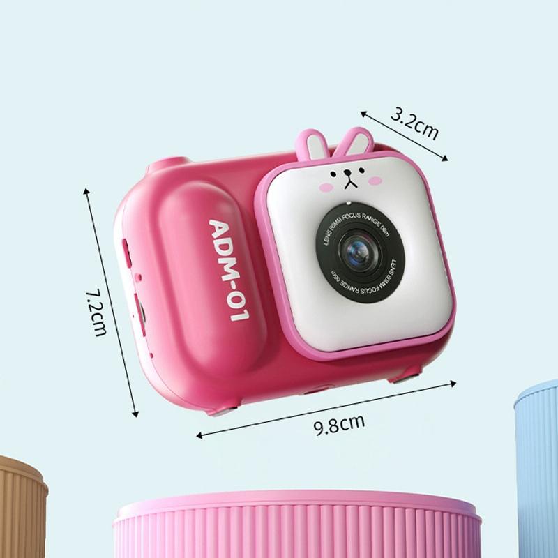 48Mp Dual Lens Kids Digital Camera With 2.4 Ips Screen And 32Gb Tf Card - Blue Fox - With 64G Tf Card Blue Fox