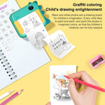 Children's Instant Camera with Dual-lens and Mini Print - Green Dinosaur - Green Dinosaur 16Gb