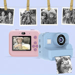 Instant Print Camera - 48MP Dual Lens, 2.4" IPS Screen, Thermal Printing(blue)