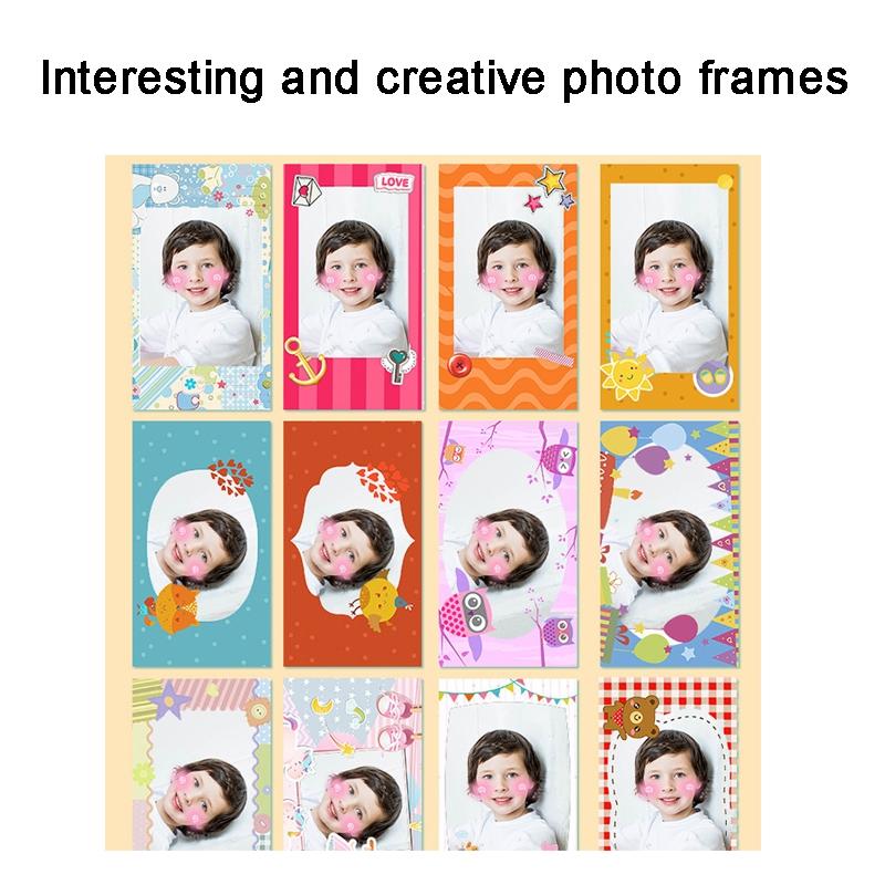 Instant Print Camera for Kids with Dual Lens and 2.4 - inch Screen - Blue