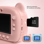 Instant Print Camera for Kids with Dual Lens and 2.4 - inch Screen - Blue