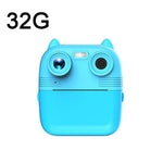Instant Print Camera with Dual Lens - 2.8 Screen for Kids Blue - Pink