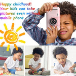 Kids' 2.4 Hd Reversible Camera with 8gb Memory Card & Reader - Pink