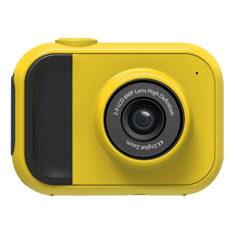Kids' Digital Camera with Wide Angle Lens - Built - in Memory - Yellow