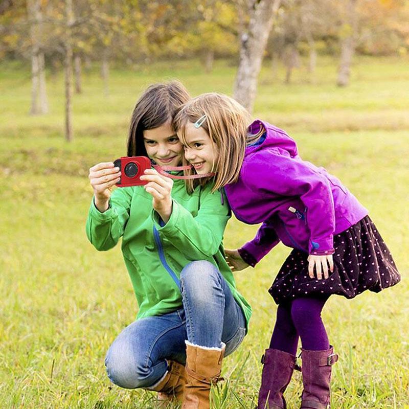 Kids' Digital Camera with Wide Angle Lens - Built - in Memory - Yellow