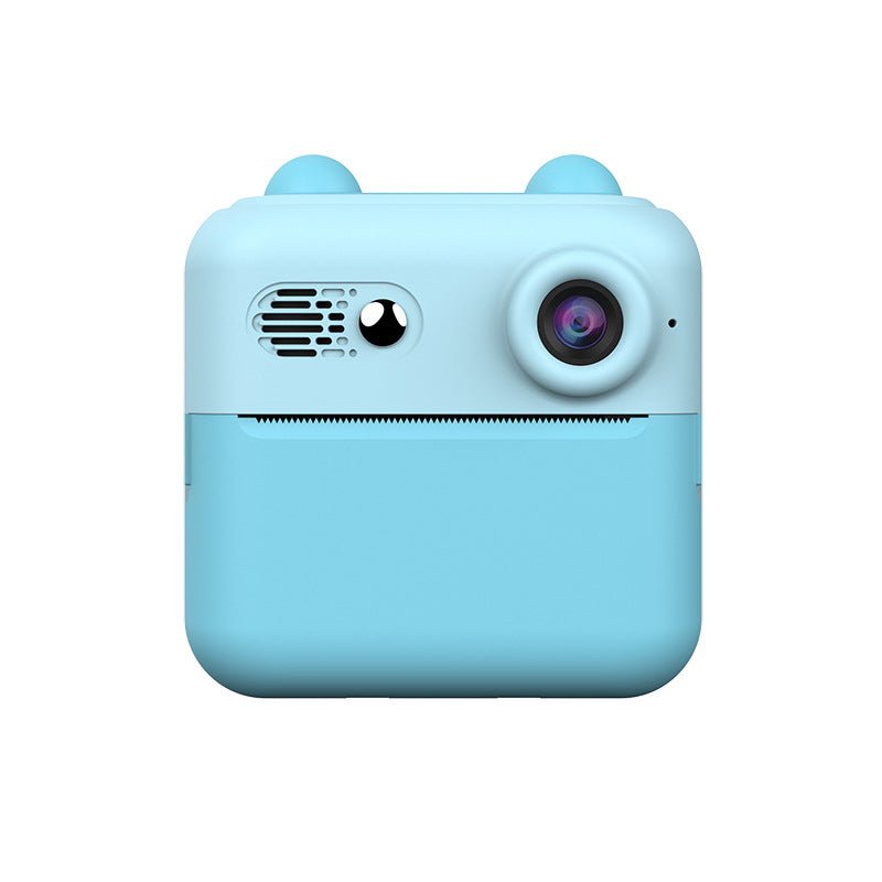 Kids Instant Print Digital Camera with 180° Flip Lens - 24MP Photos, 720P Video & Doodle Fun(blue)