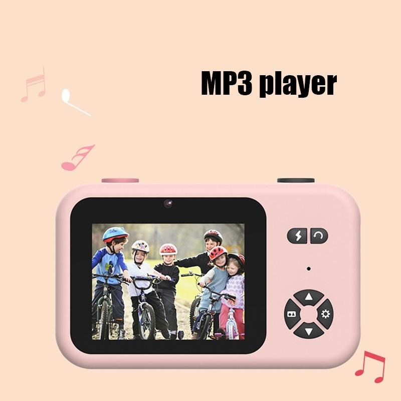 Mini 4k Dual Camera for Kids - 50mp Front & Rear - Yellow
