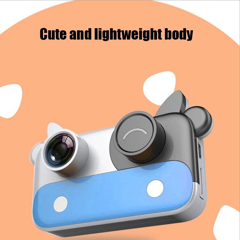 Mini Cartoon Digital Camera for Kids with Wifi - Blue