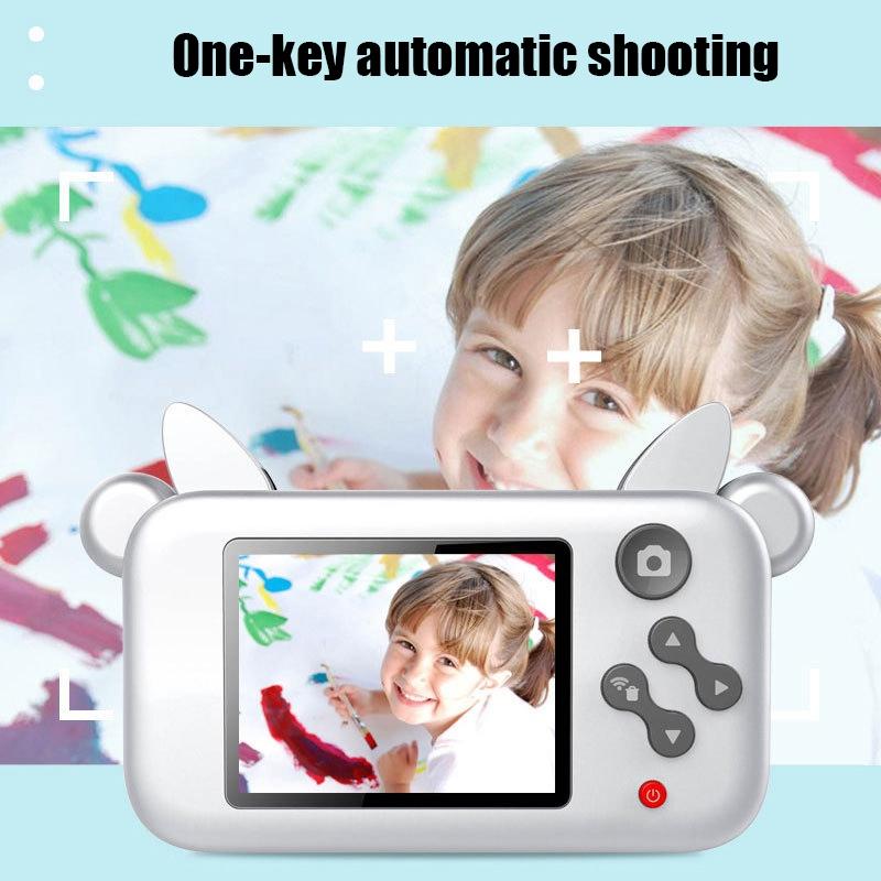 Mini Cartoon Digital Camera for Kids with Wifi - Brown